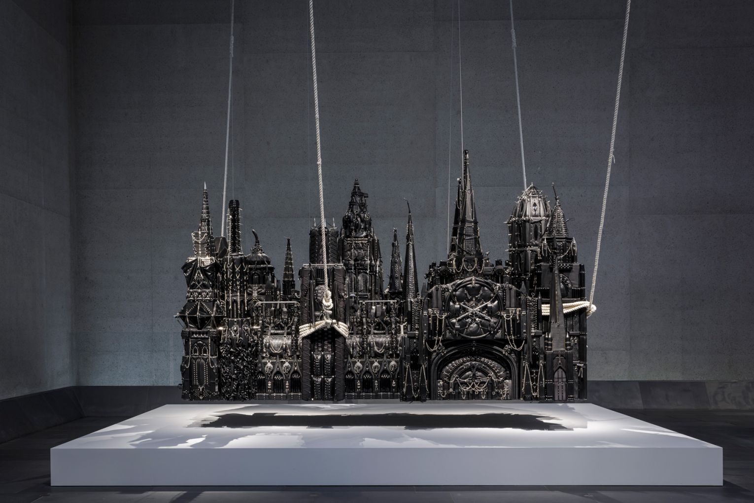 XU ZHEN®, Play 201301 2013, genuine and artificial leather, foam, metal, wood and ropes. Image courtesy of the Artist and the White Rabbit Collection, Sydney