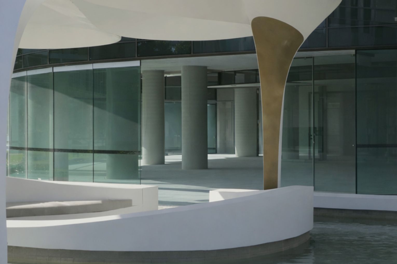 The Greenhouse's design will feature dome-like forms, curved lined and an aesthetic that is integrated with water | Credit: image supplied