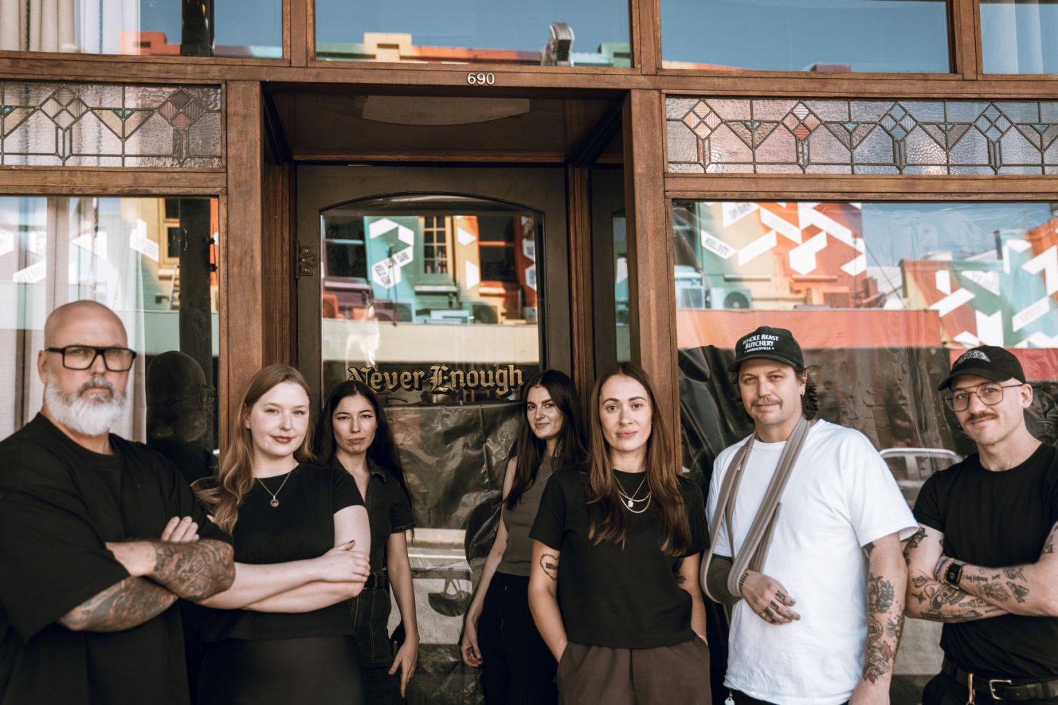 The team behind Never Enough, which is opening on Saturday March 28 in The Valley | Credit: image supplied