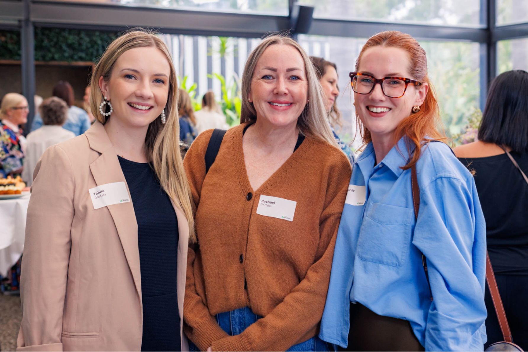 Tahlia Gradara, Rachael Griffiths and Stefanie Veitch