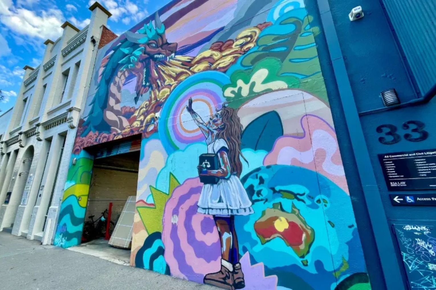 Developer Roger Sallis hopes to find a spot for the well-known Ukrainian solidarity mural. Photo: The Urban Developer