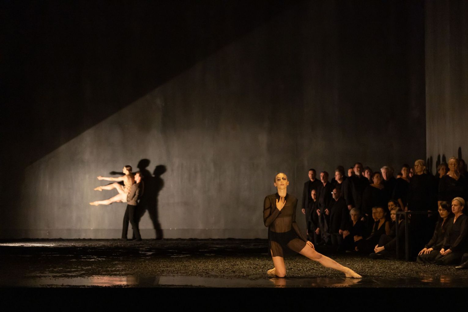 First company artist Libby-Rose Niederer is one of the stars of Queensland Ballet's Messa da Requiem, now on at QPAC. Photo: David Kelly