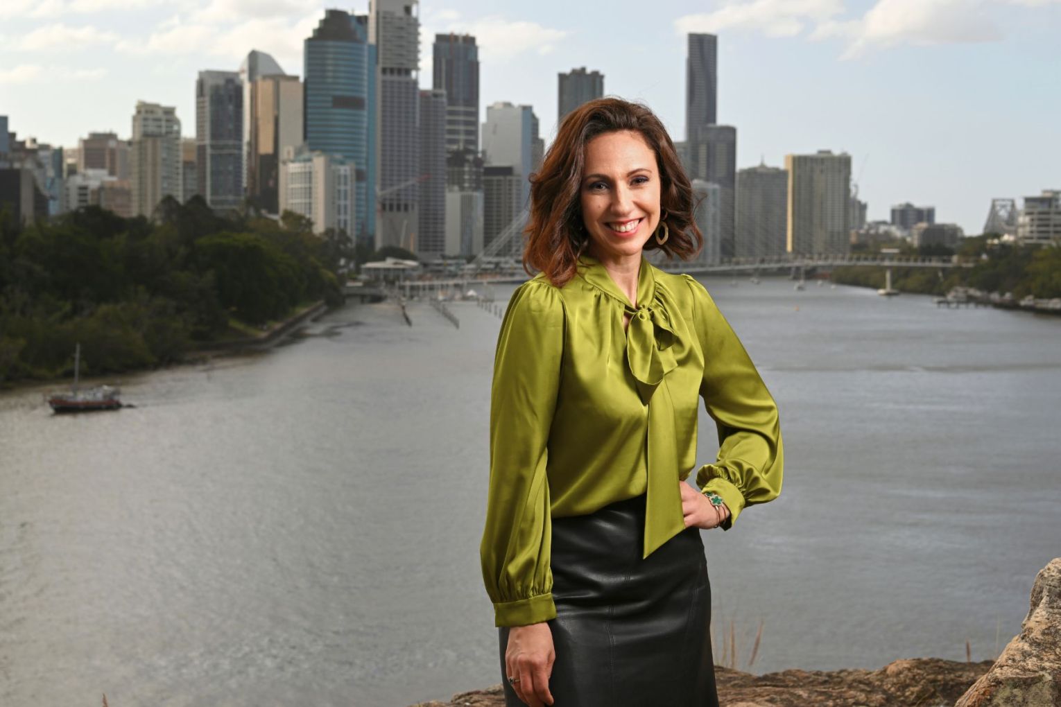 Brisbane Powerhouse  CEO and artistic director Louise Bezzina  has taken the Gold at the Matilda Awards. Photo: Lyndon Mechielsen