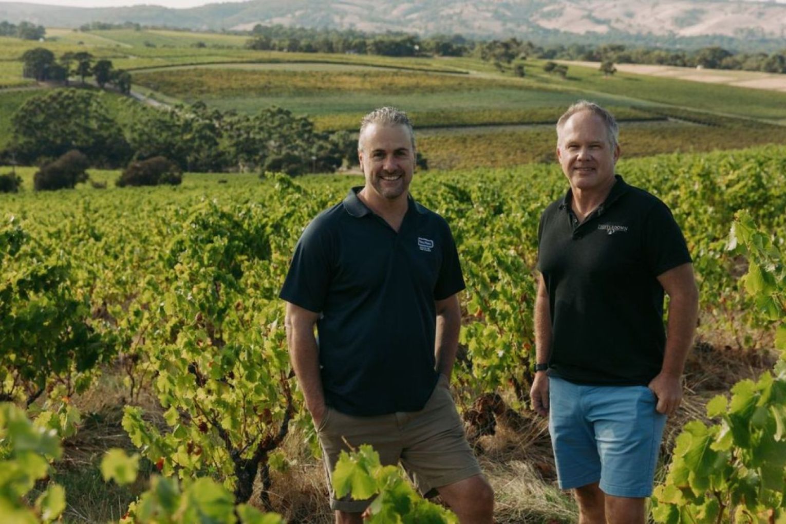 Wirra Wirra CEO Matthew Deller (left) has purchased an award-winning grenache vineyard in the McLaren Vale region. Photo: supplied.