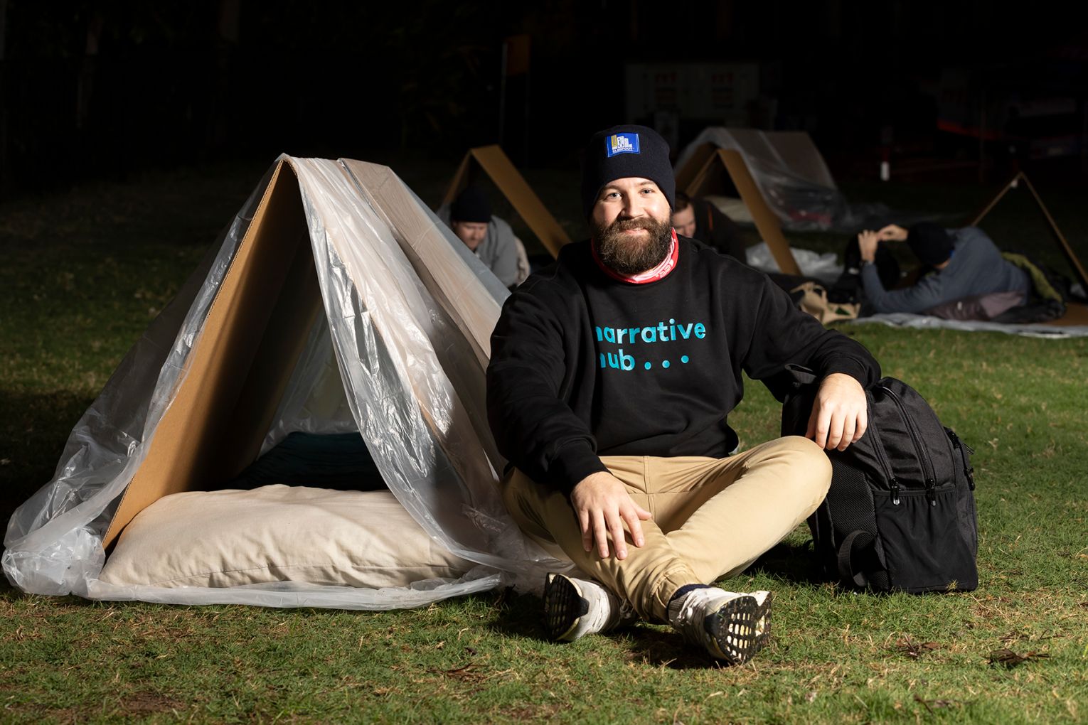 Queensland business and sporting leaders will take part in Vinnies CEO Sleepout in Roma Street Parkland this year. 