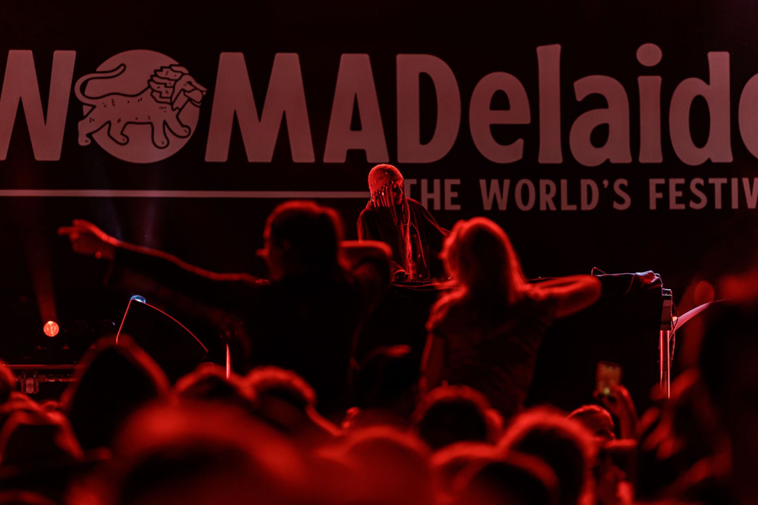 Megatronic – UK-born DJ Megane Quashie – had the dance floor pumping on Sunday night of WOMADelaide 2026. Photo: Ben Kelly.