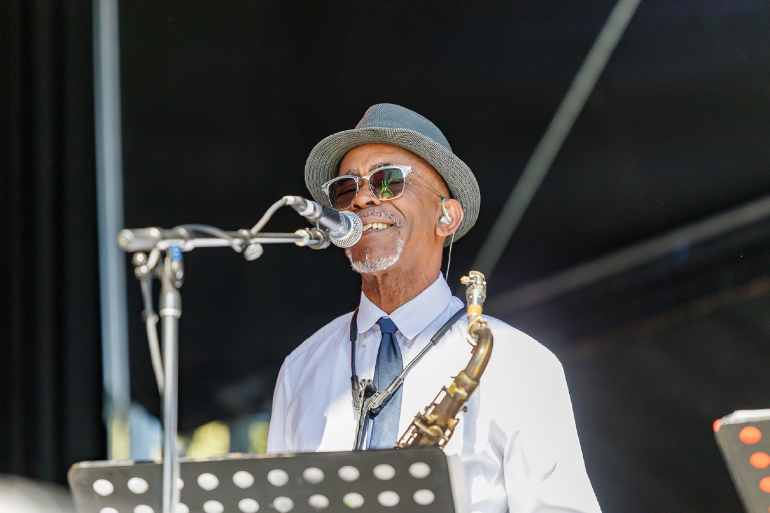 Cuban jazz pianist Roberto Fonseca and his band at WOMADelaide 2026. Photo: Ben Kelly.