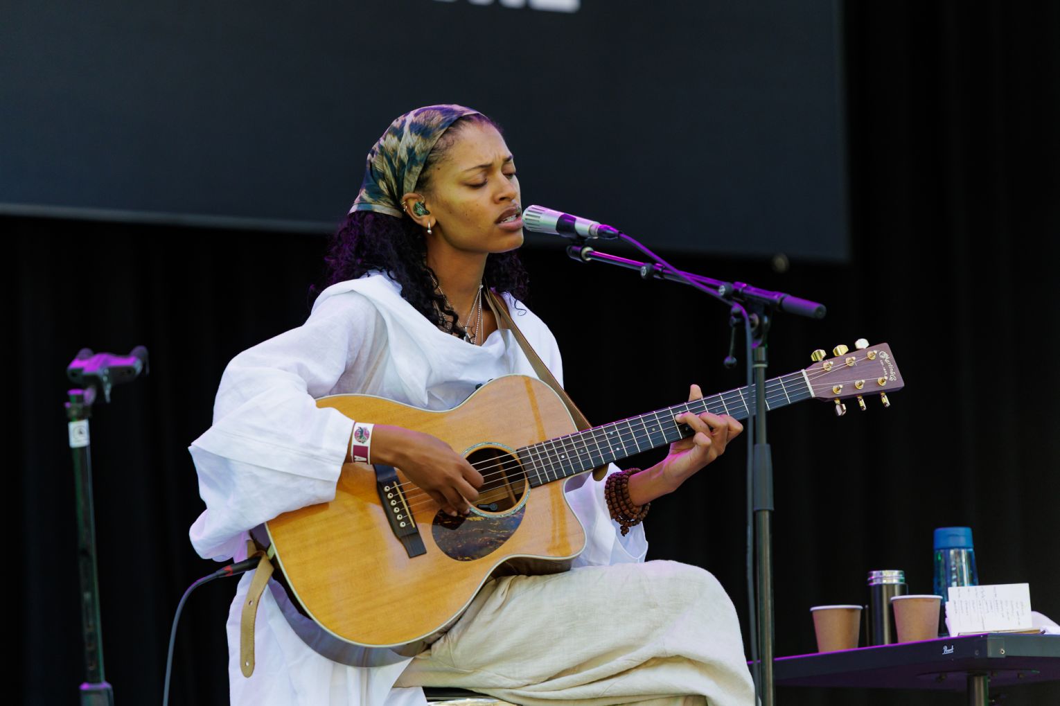 Los Angeles folk musician Annahstasia at WOMADelaide 2026. Photo: Ben Kelly/InReview.