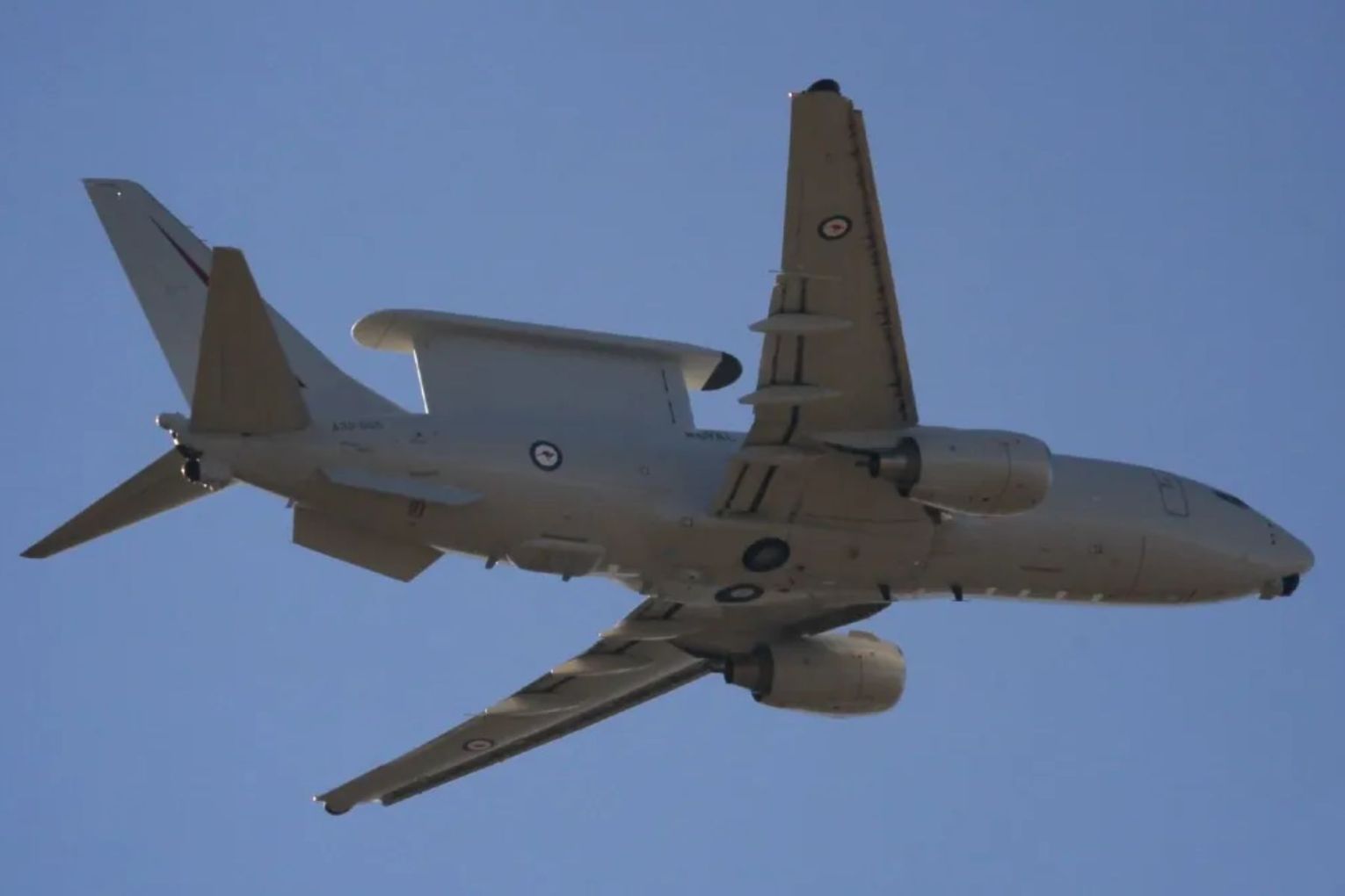 A E-7A Wedgetail is set to leave Australia and is expected to be operational by the end of the week. Picture: AAP