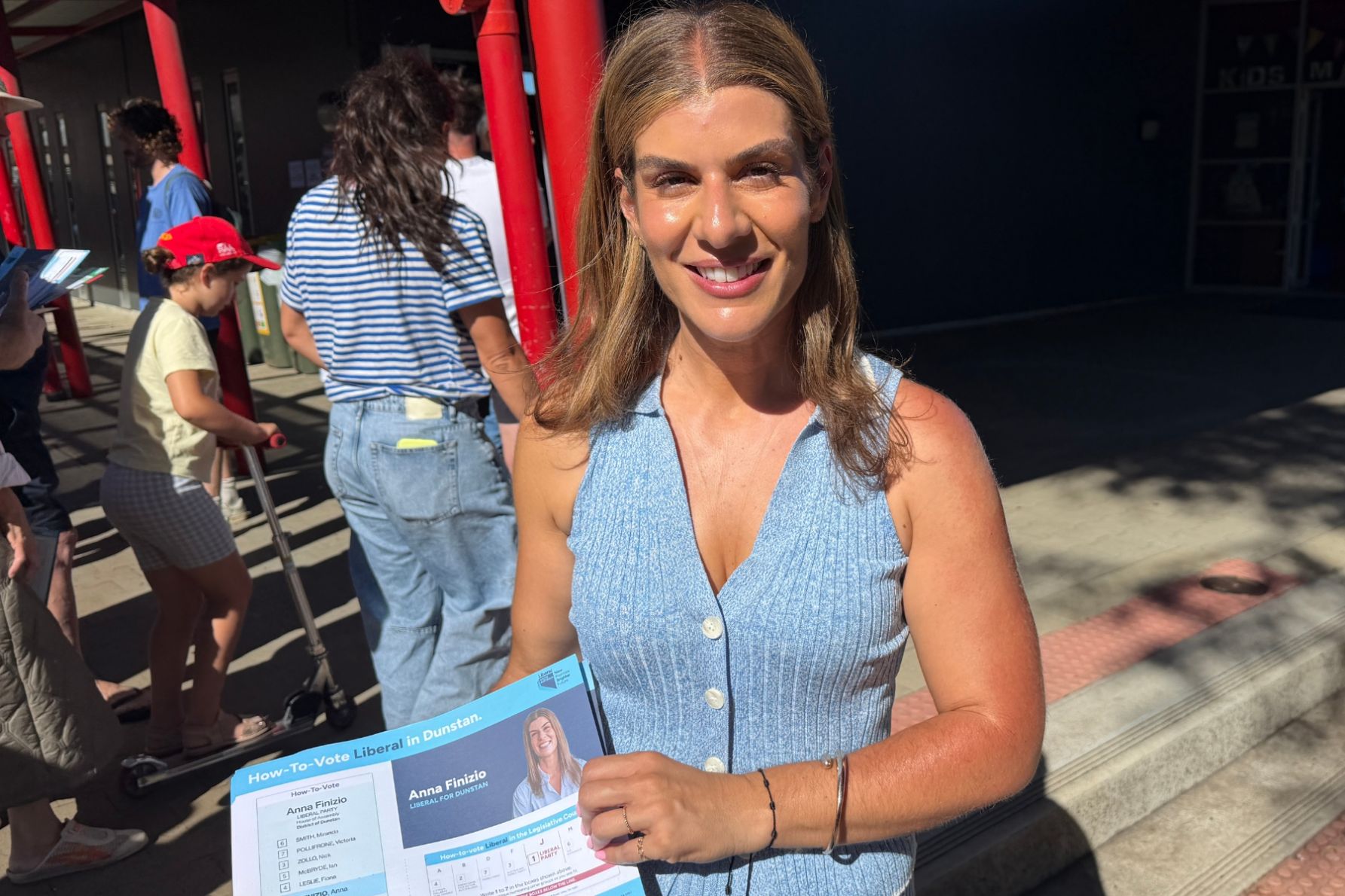 Anna Finizio is hoping to win Dunstan back for the Liberals. Photo: David Simmons/InDaily