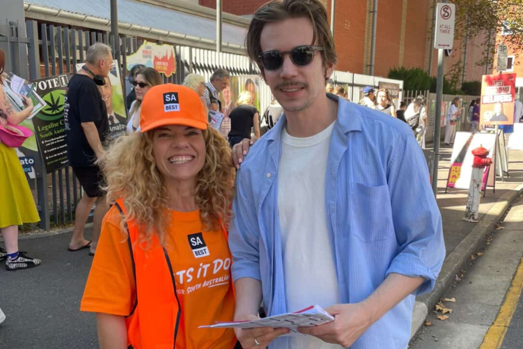 Connie Bonaros and Louis Rankin. Photo: Supplied