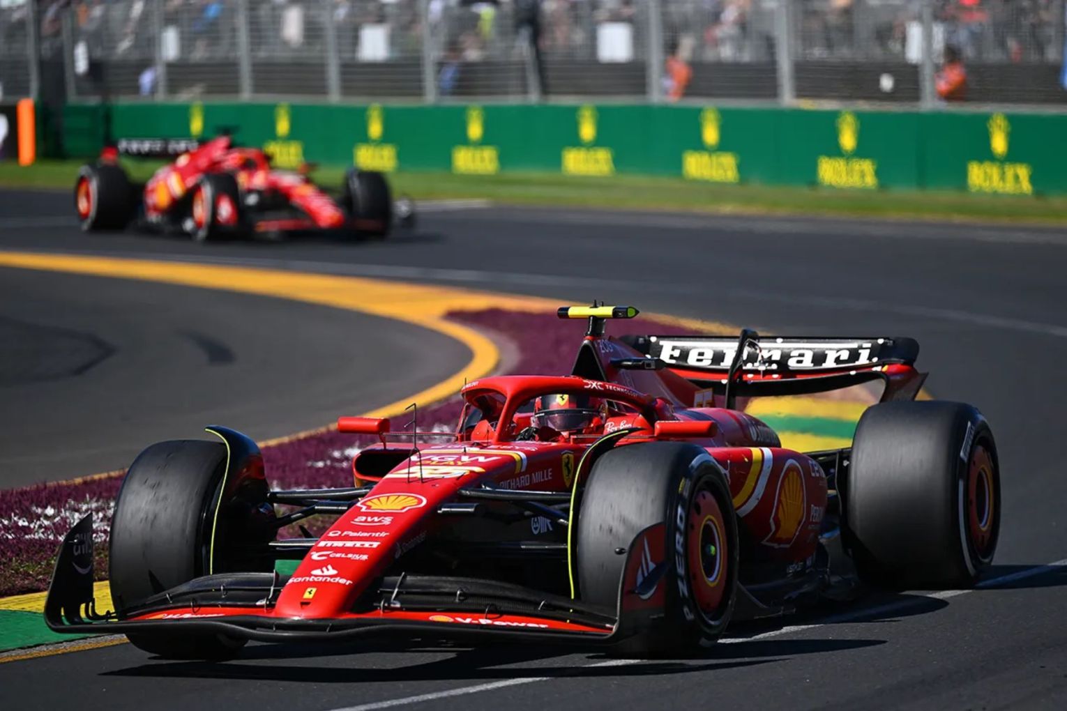 This weekend's season-opening Australian Grand Prix is not under threat but concerns are mounting over whether next month's Bahrain and Saudi Arabia races will be able to go ahead. Photo: Formula 1 via Getty