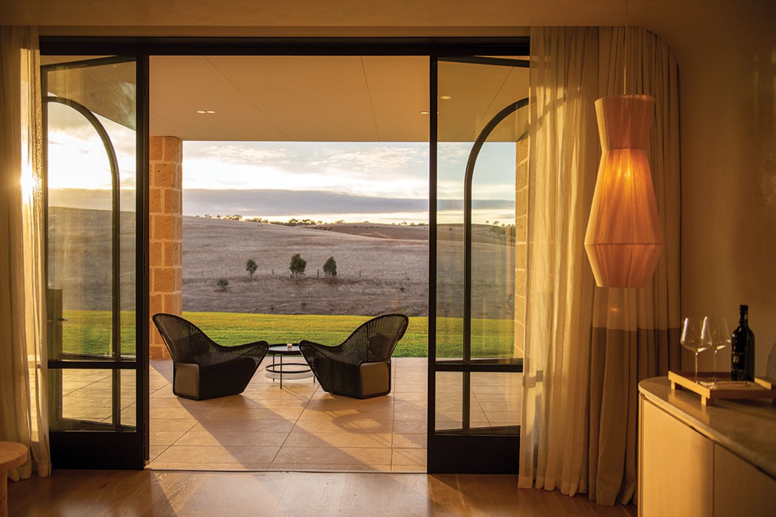 The property boasts beautiful features at every turn.
