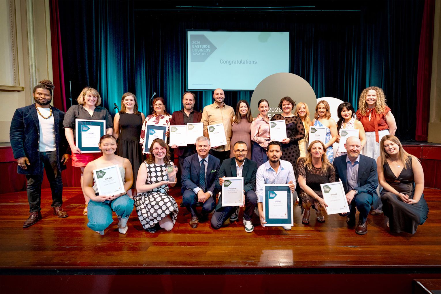 2026 Eastside Business Award winners.