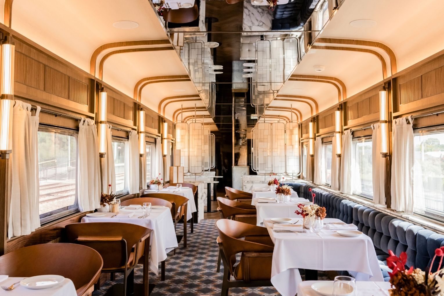 Inside Journey Beyond's new luxury train suites. Photos: Supplied/Frankie The Creative