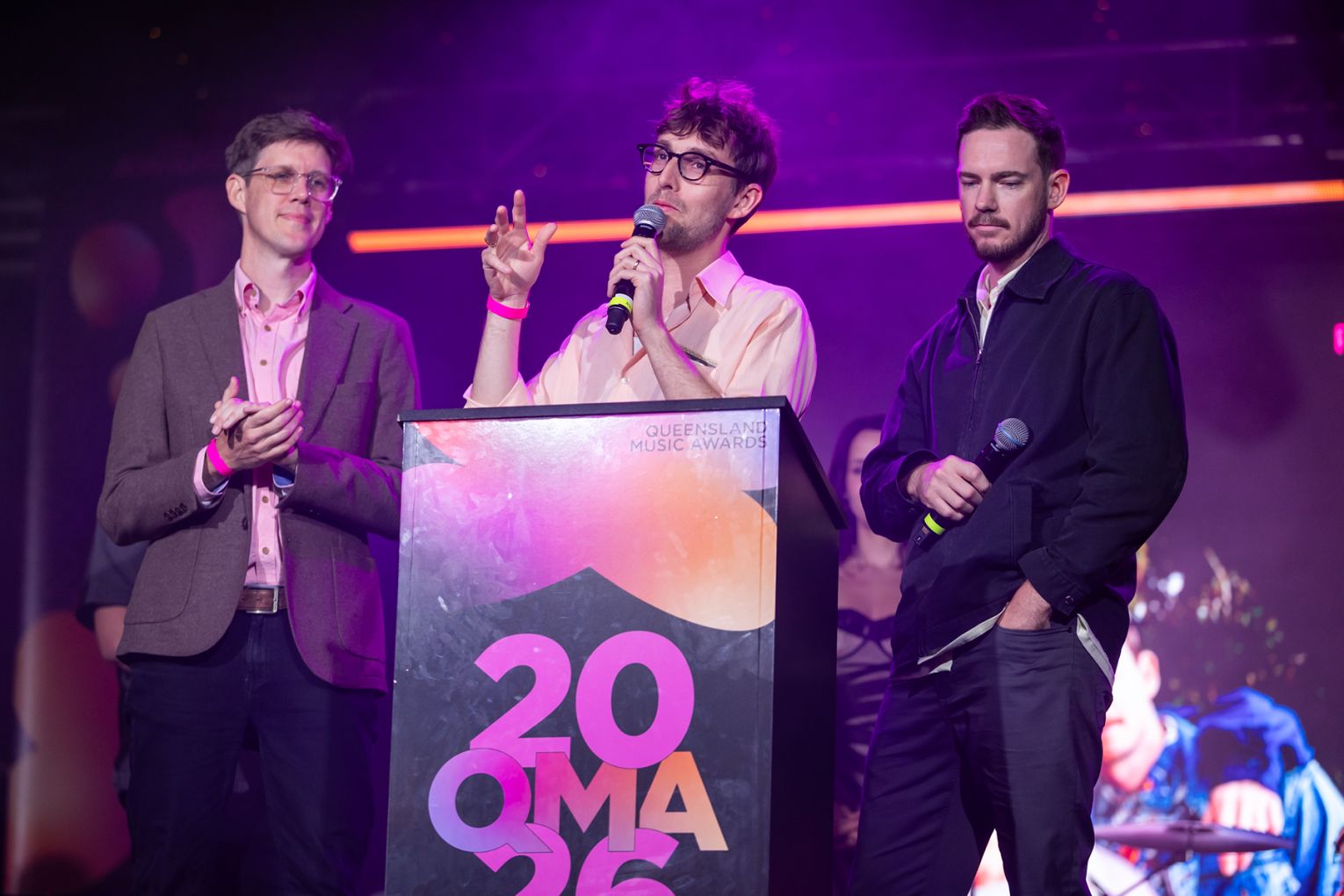 Ball Park Music accepting their awards | Credit: image supplied
