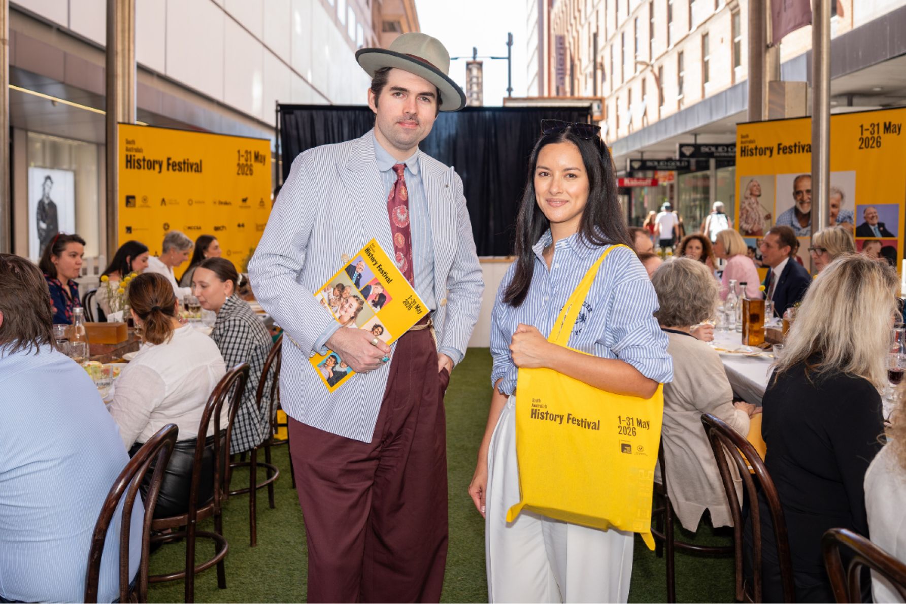 Blake Canham-Bennett and Olga Bednarik