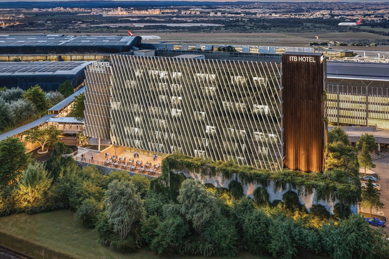 A concept visual of what the new hotel accommodation could look like at Brisbane Airport. Image: supplied