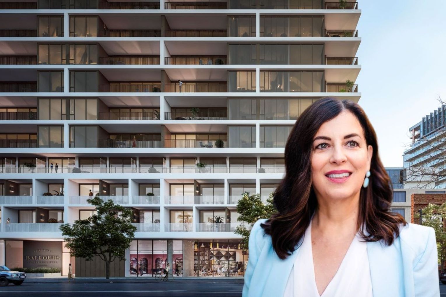 Deputy Lord Mayor Carmel Noon was one of hundreds of residents caught up in a years-long legal battle over the height of a proposed tower. Pictures: supplied. 