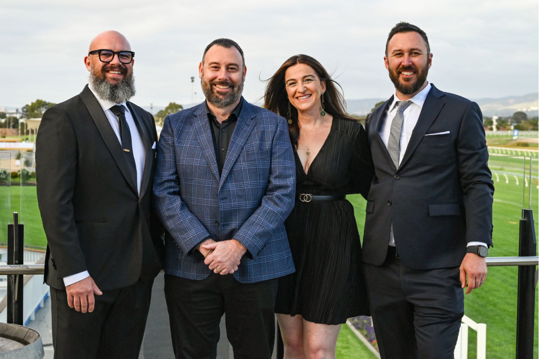 Chad Penley, David Plew, Revecca Plew and Aaron Ross