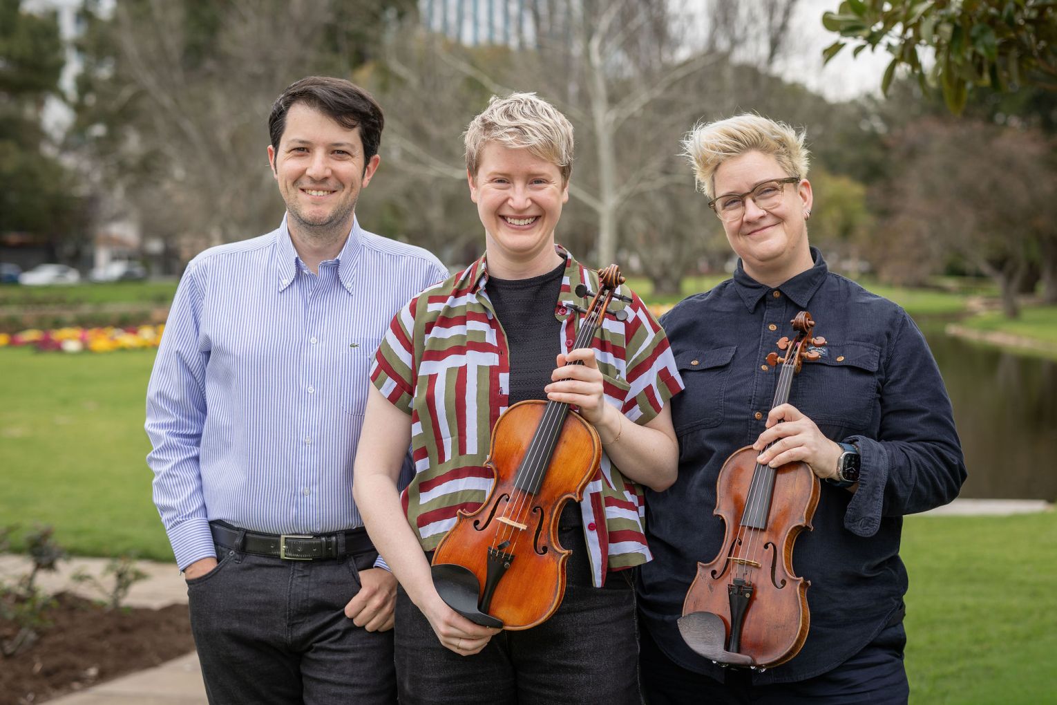 Michael Ierace, Kate Suthers and Belinda Gehlert. Photo: Jamois / Supplied