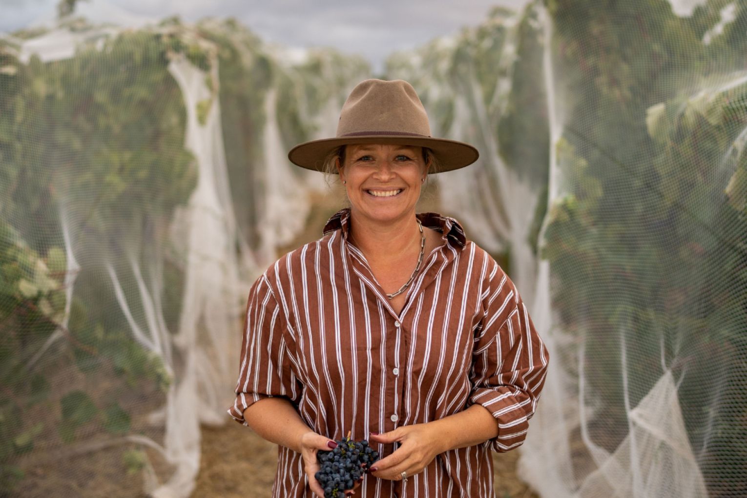 Corrina Wright of Oliver's Taranga Vineyards.
