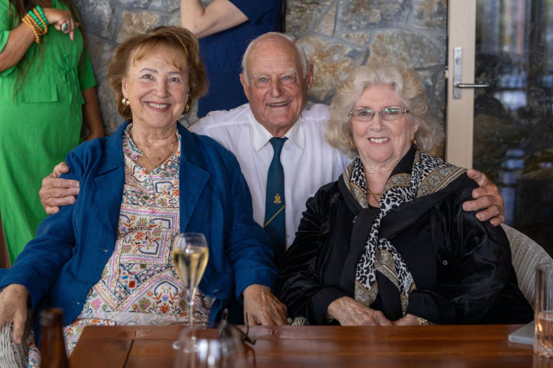 Elida Sarin, Peter Davis and Johanna Visic