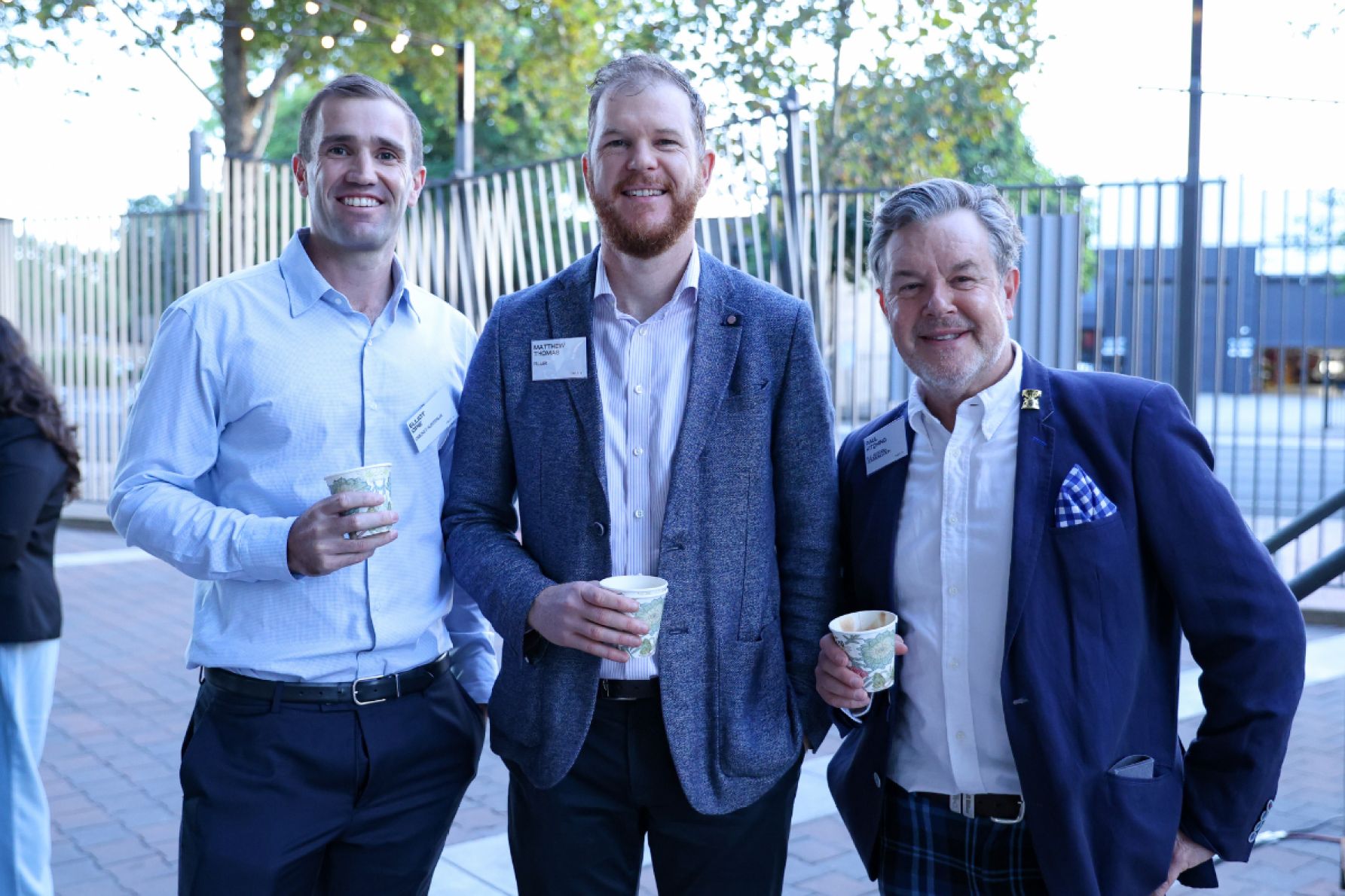 Elliot Opie, Matthew Thomas and Paul Kitching