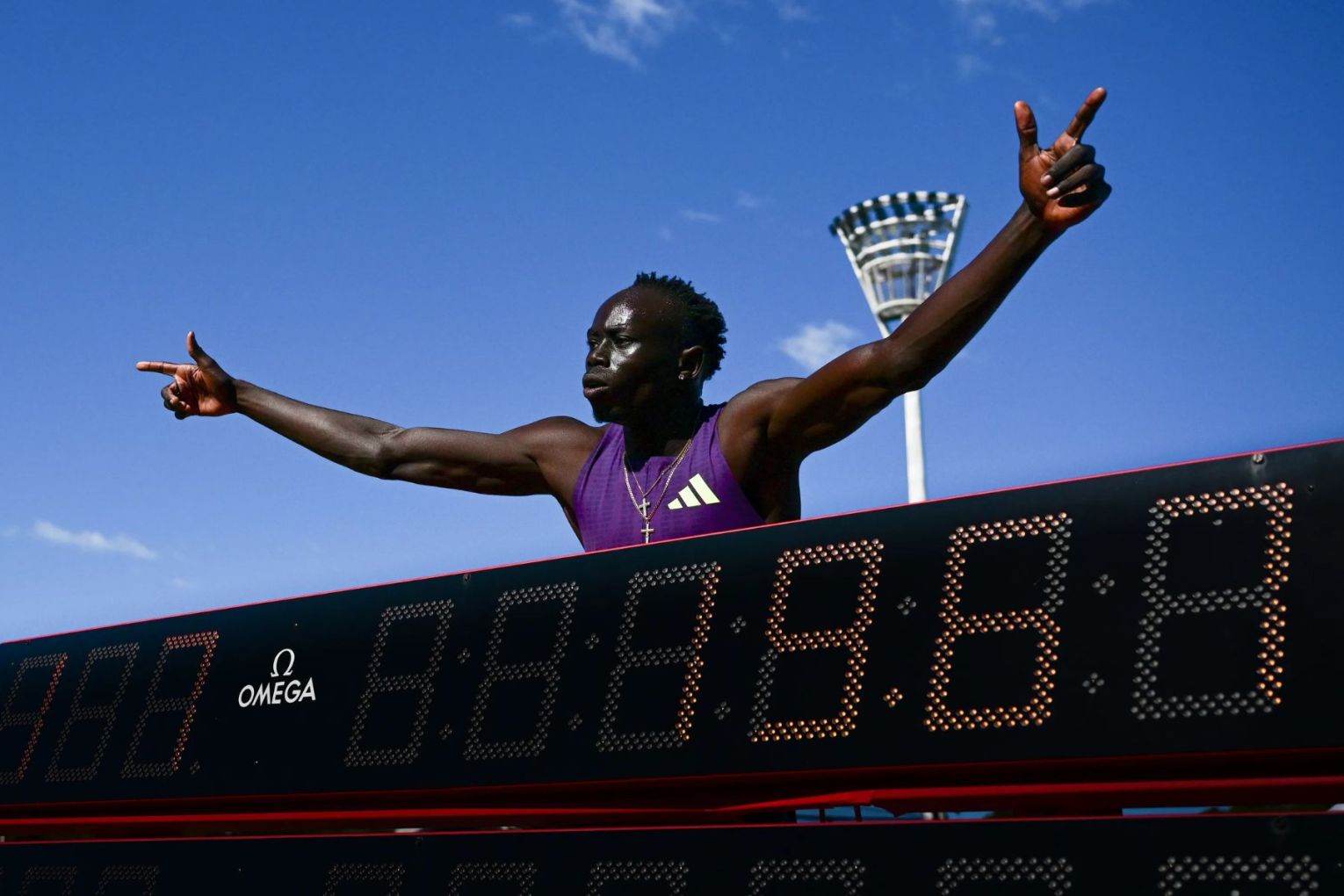 Gout Gout is faster than Usain Bolt at the same age. Photo: AAP