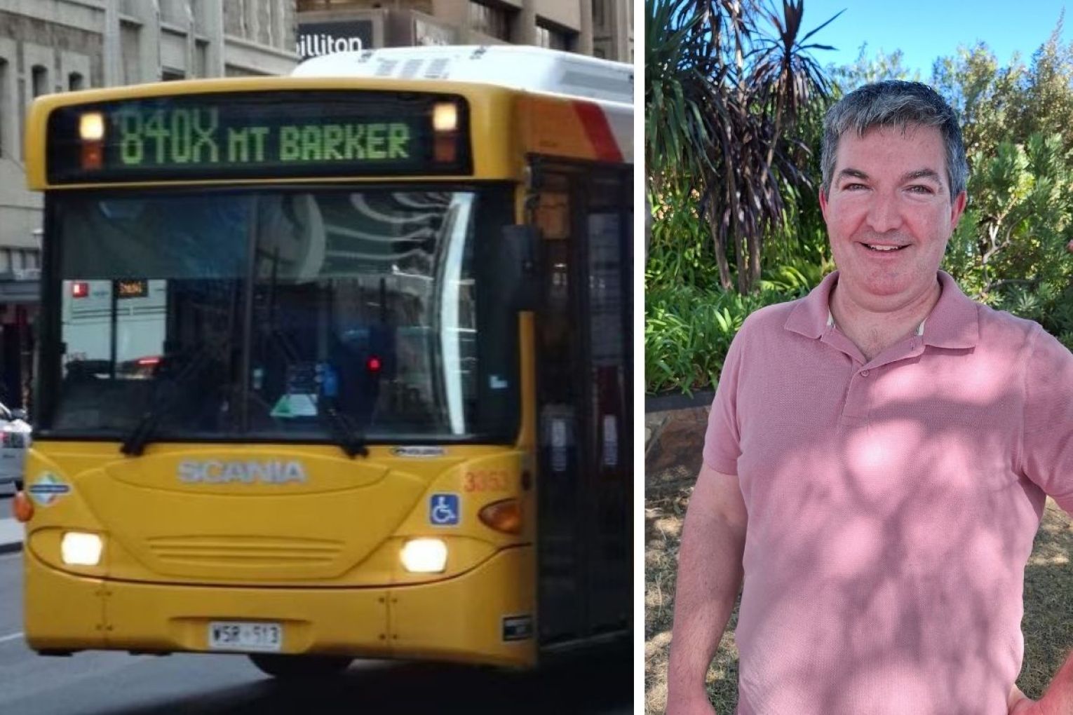 Local Joel Taggart claims the root cause of their frustration is the Lobethal to Mt Barker bus route. Photo: SGBuses.com and supplied.