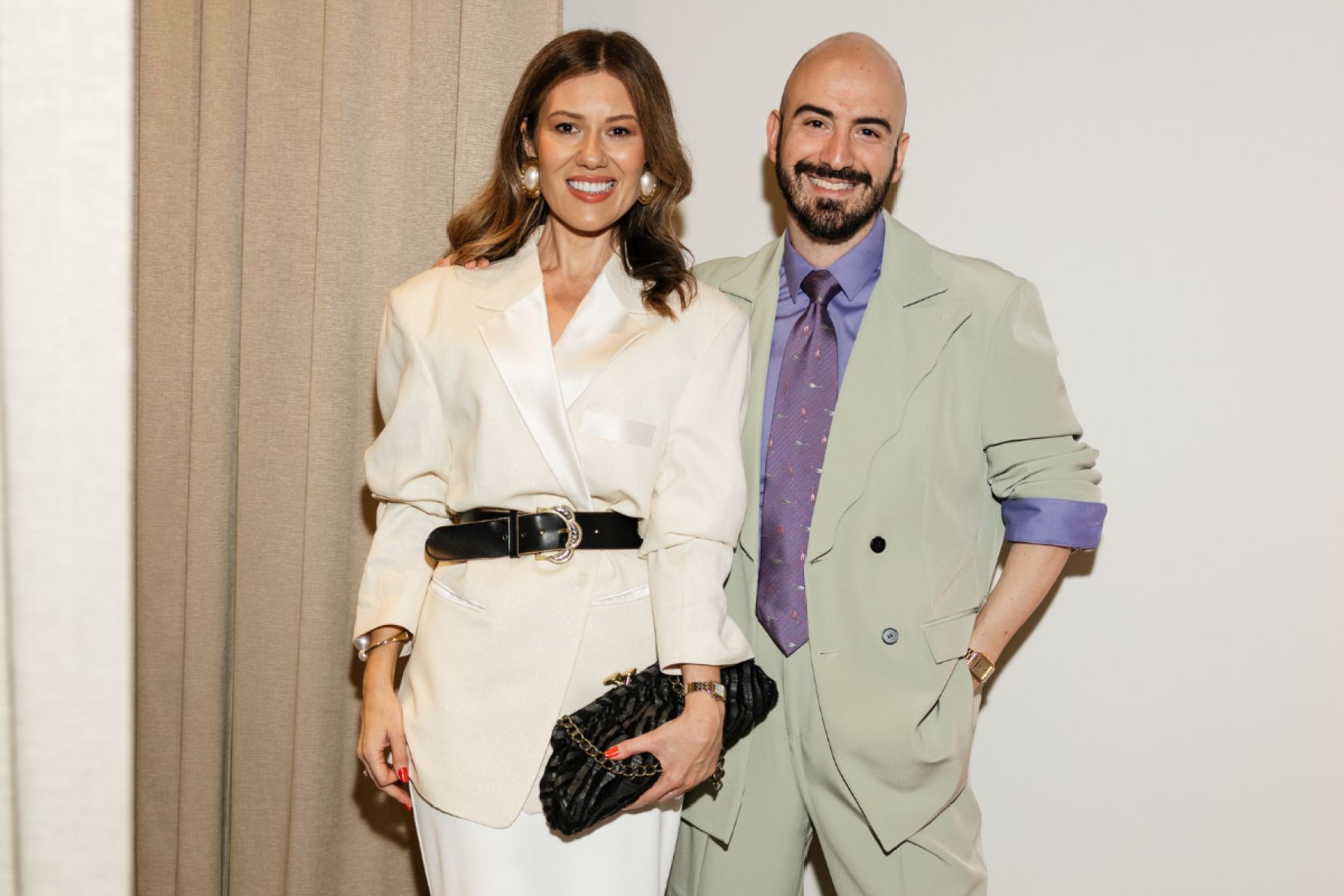 Kym Hodgkinson and Damian Porcaro