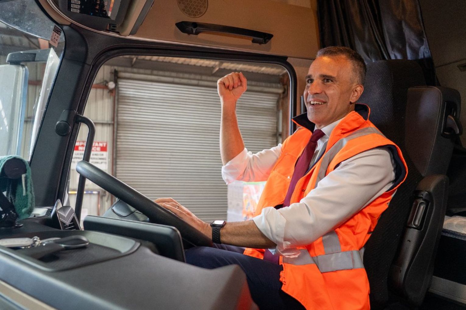 Premier Peter Malinauskas has announced reforms to allow larger trucks for livestock transport. Picture: supplied.