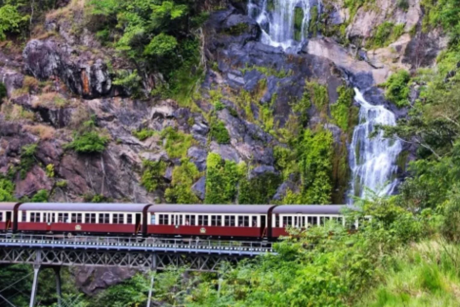The Kuranda Scenic Railway has been named among the world's "most beautiful". Picture: via Instagram