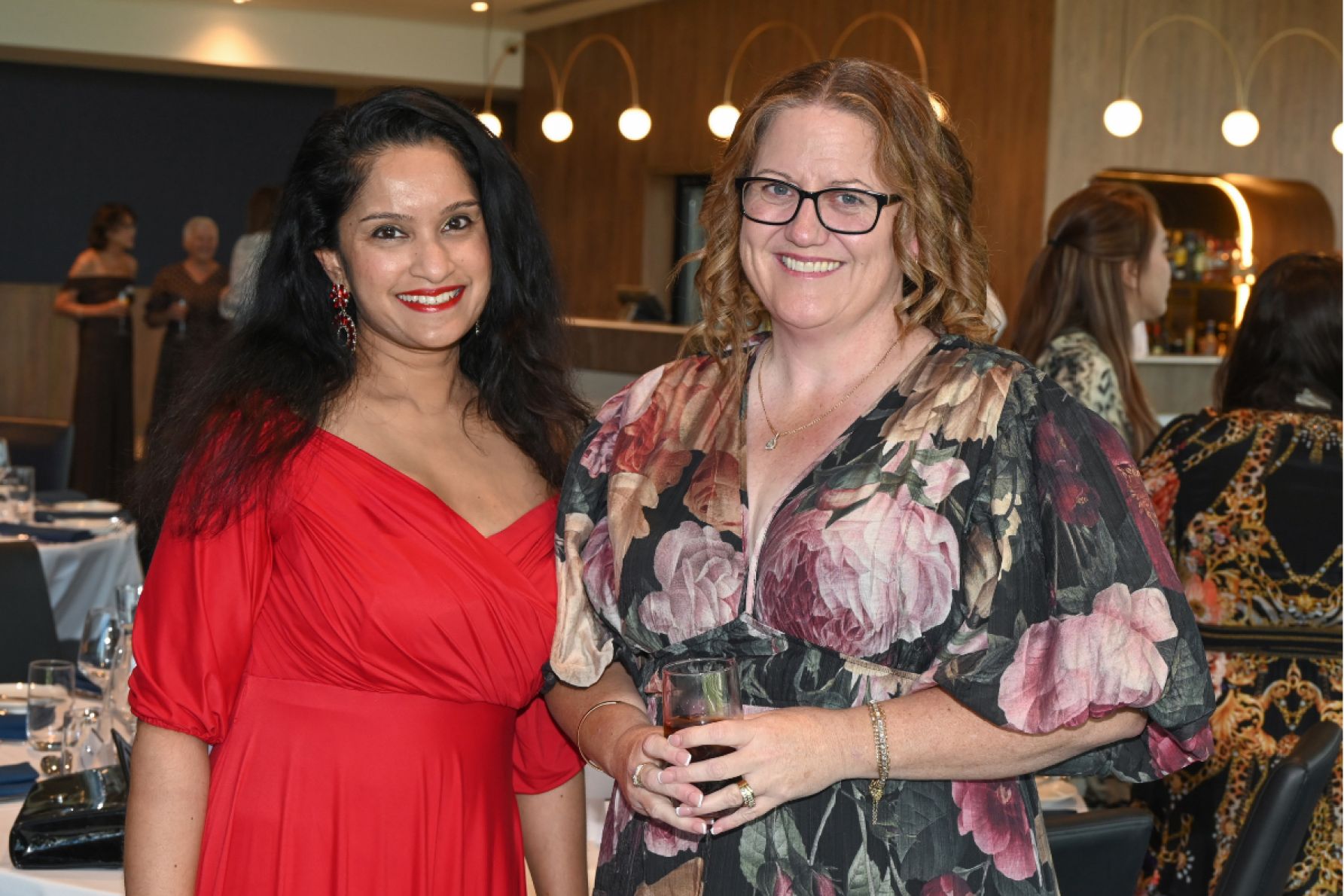 Shani Liyanage and Kelly Geister