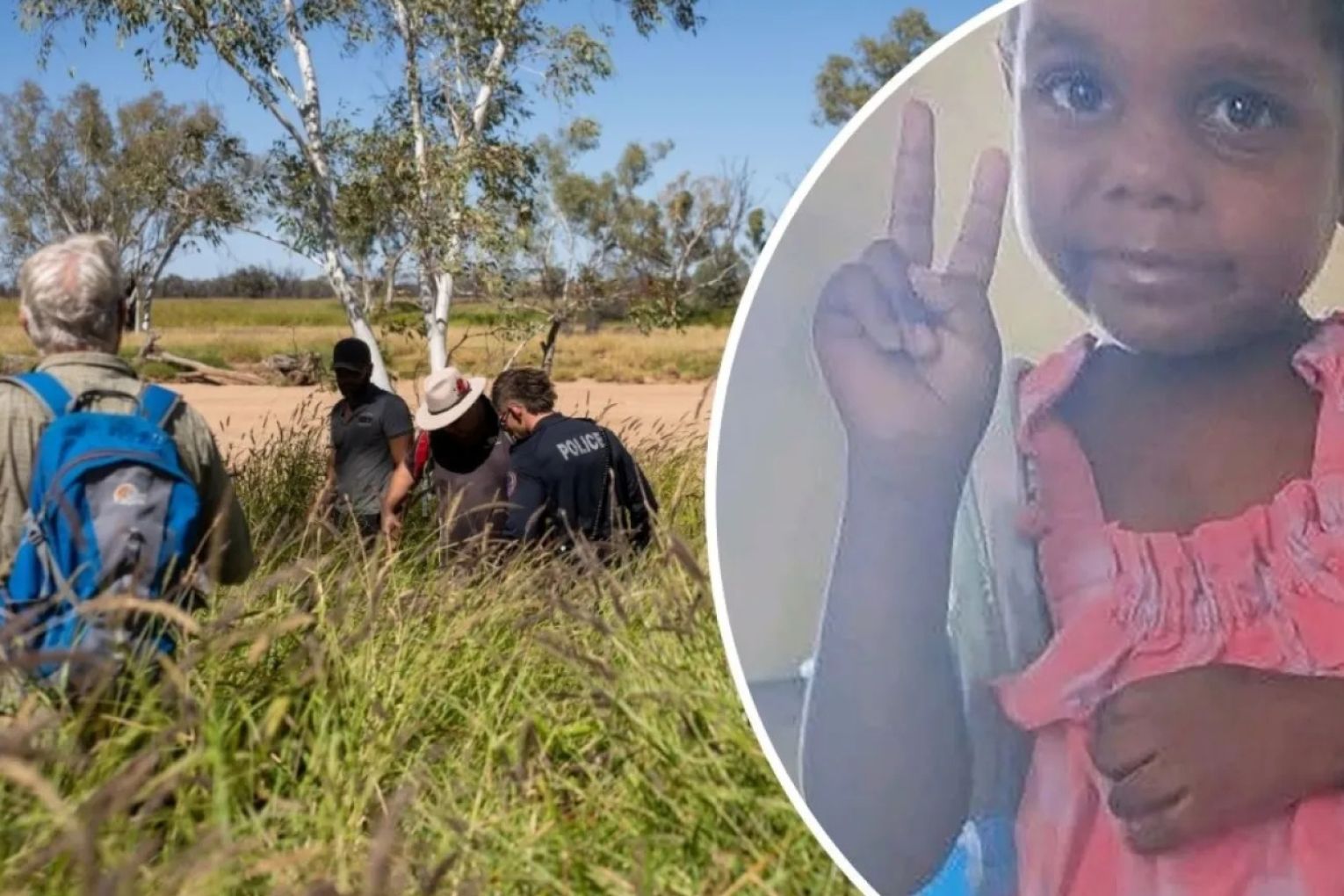 Kumanjayi Little Baby went missing this week sparking a massive search. Picture: AAP