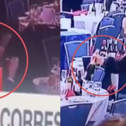 Thumbnail for Guest keeps eating amid dinner shooting chaos