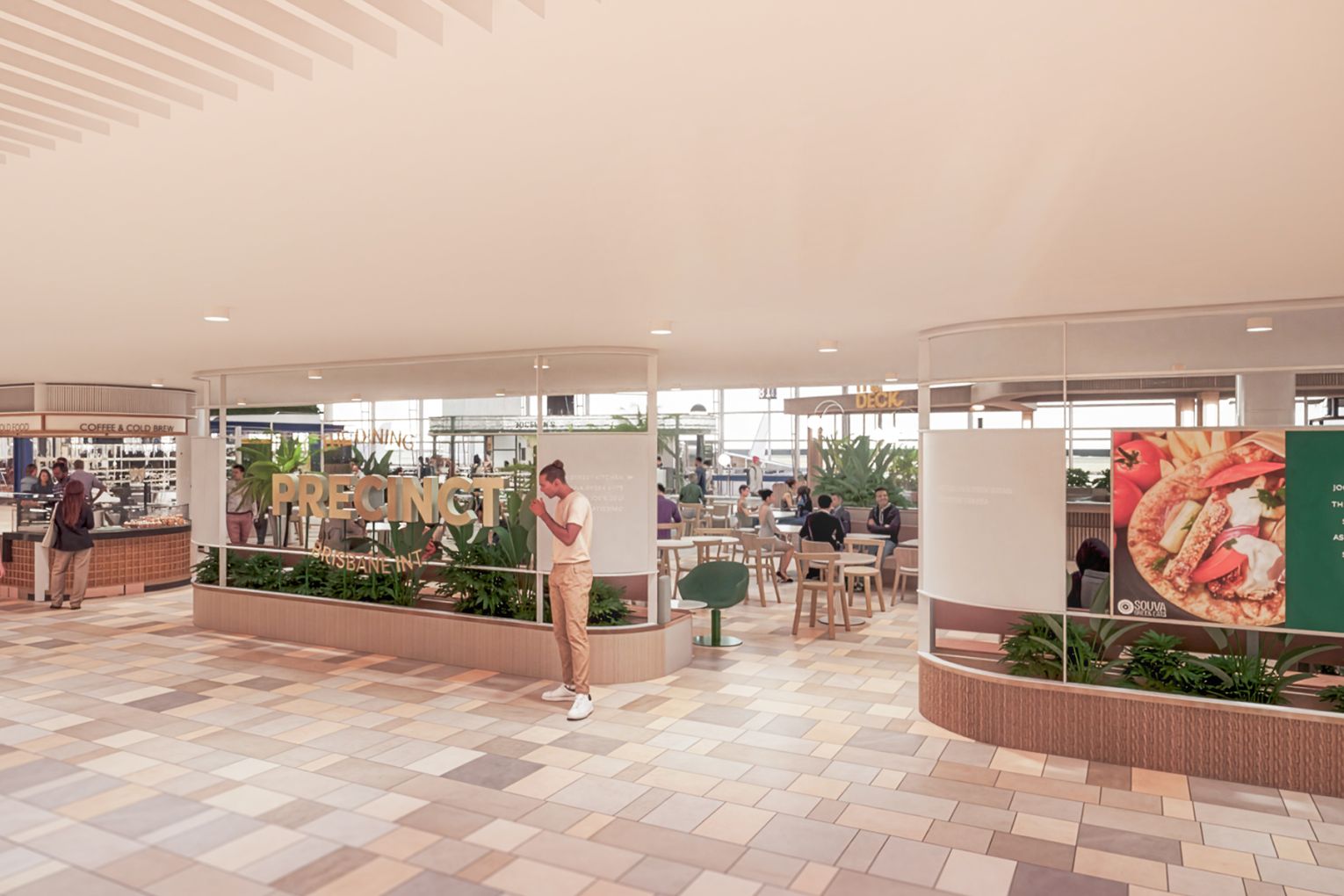Level 3, Dining Precinct at Brisbane Airport International Terminal