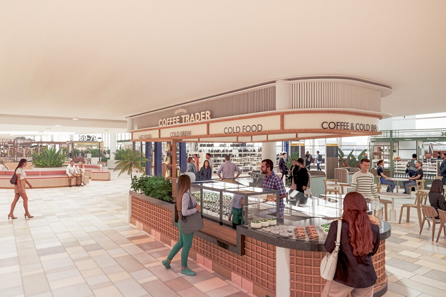 Level 3, Coffee Trader at Brisbane Airport International Terminal