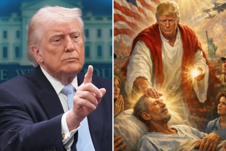 Thumbnail for Was Trump’s so‑called ‘Jesus’ image blasphemy? A religious expert explains