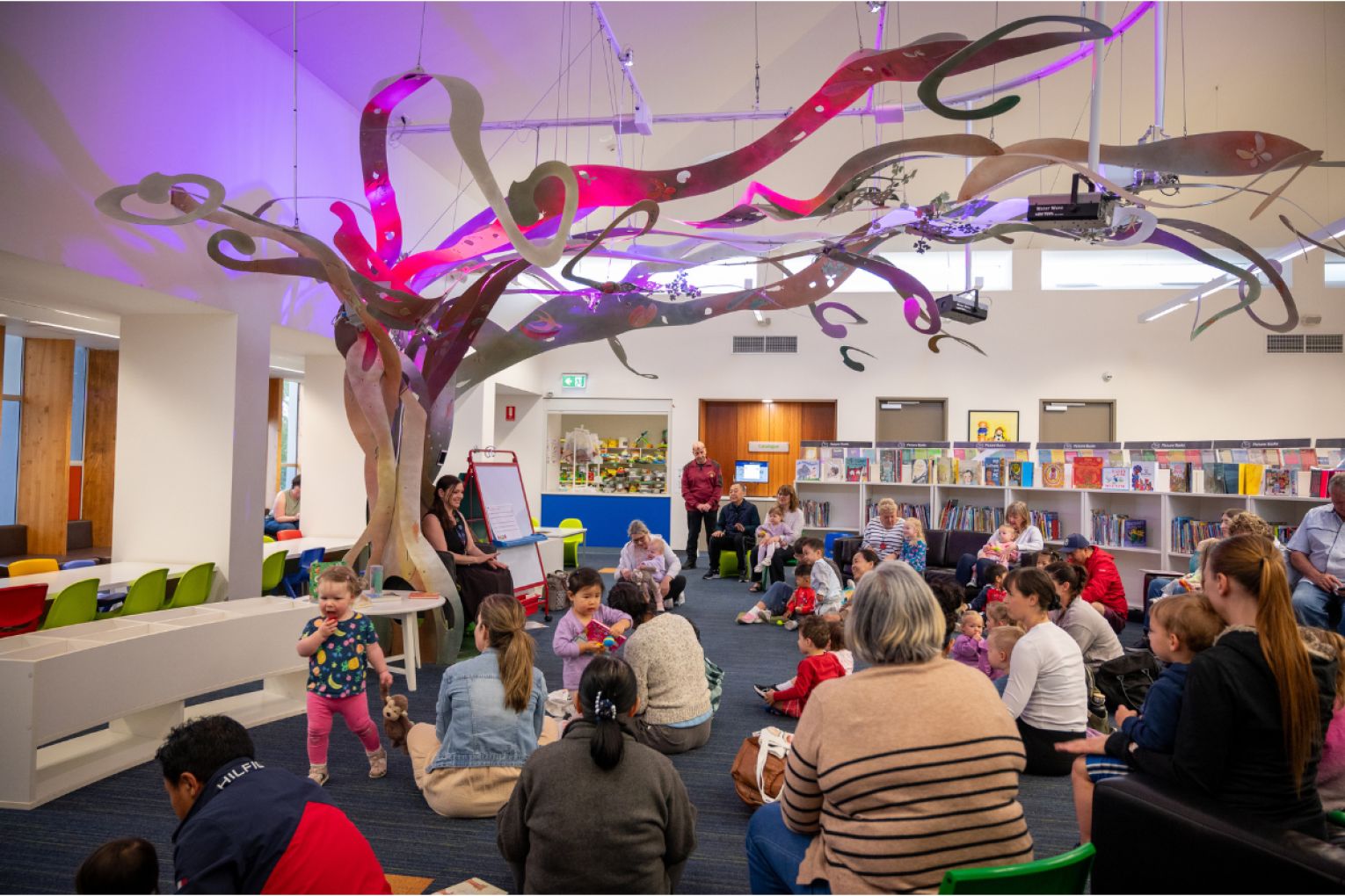 Council rates help to fund services at public libraries.