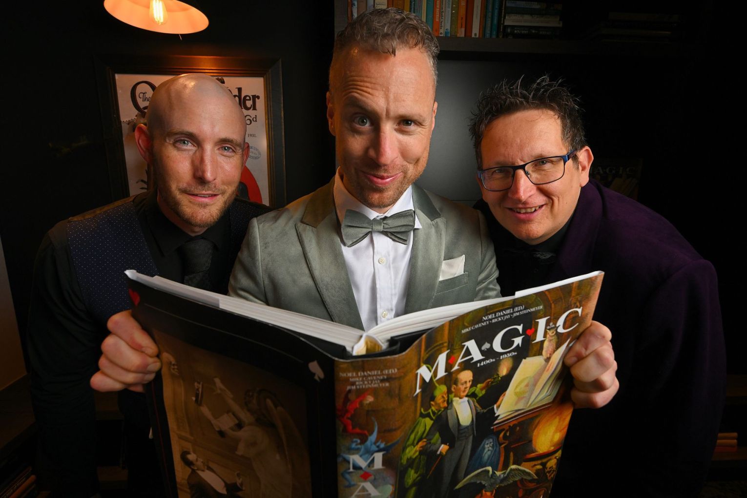 Theatre of Magic's Josh Norbido, Christopher Wayne and The Amazing Nigel.