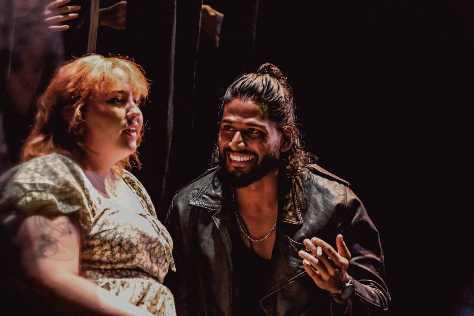 Charlotte Davies and Matt Domingo in JUTE's O, Ophelia.  Photo: Mimi Tannaka