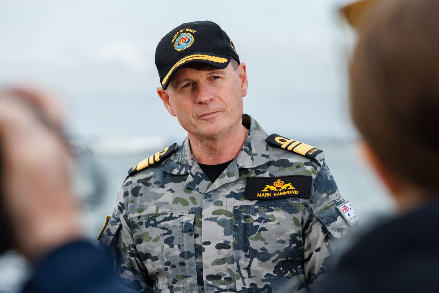 Vice Admiral Mark Hammond has been appointed chief of the Australian Defence Force. Photo: Richard Wainwright/AAP.