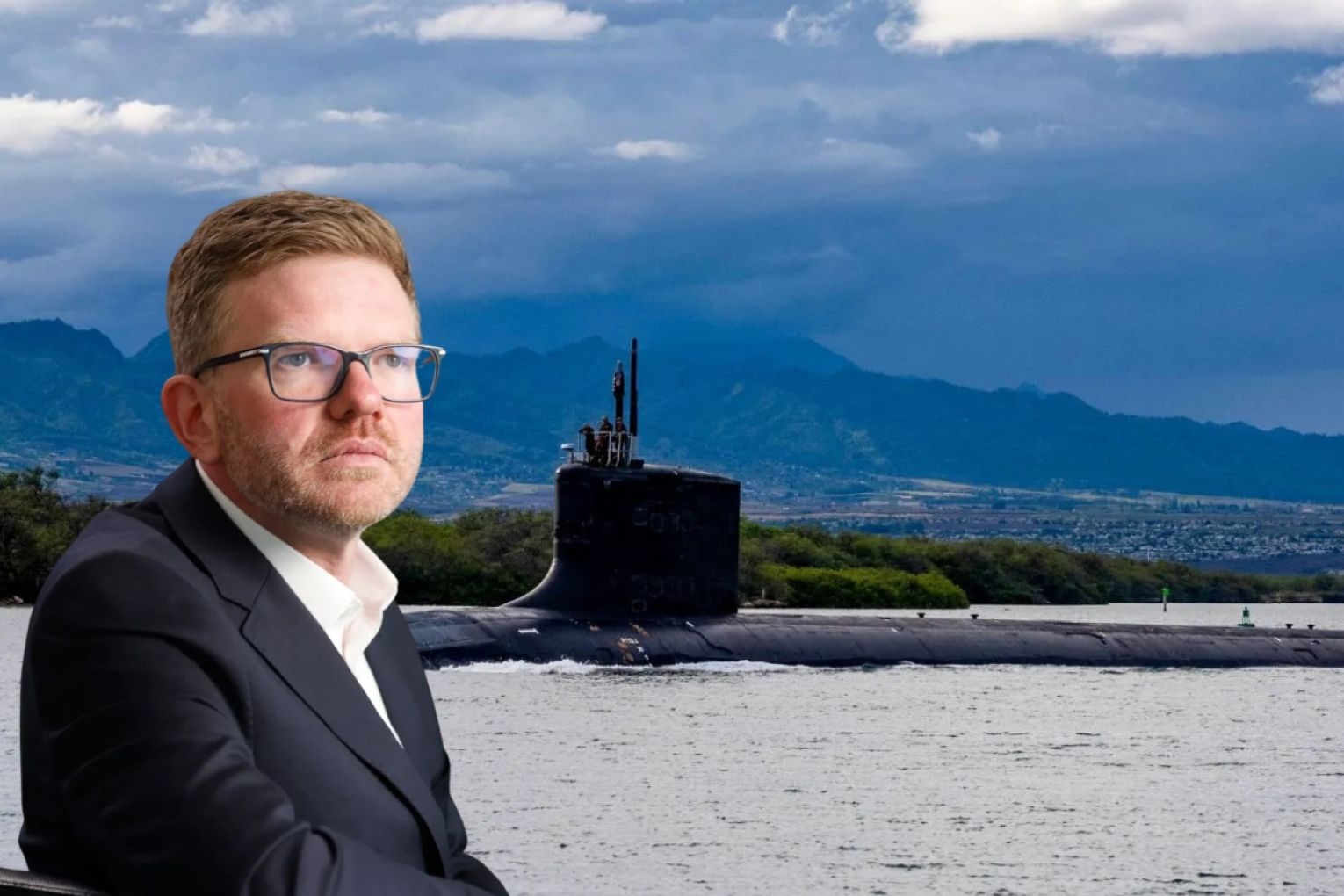 State Development Minister Chris Picton hosted the Chief Secretary to the UK Prime Minister in Adelaide at various defence sites. Photos: Russell Millard and AAP