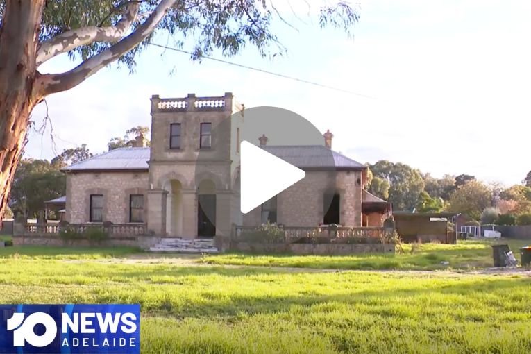 Thumbnail for VIDEO: Fire ravages Gothic mansion | $2 million lotto winner