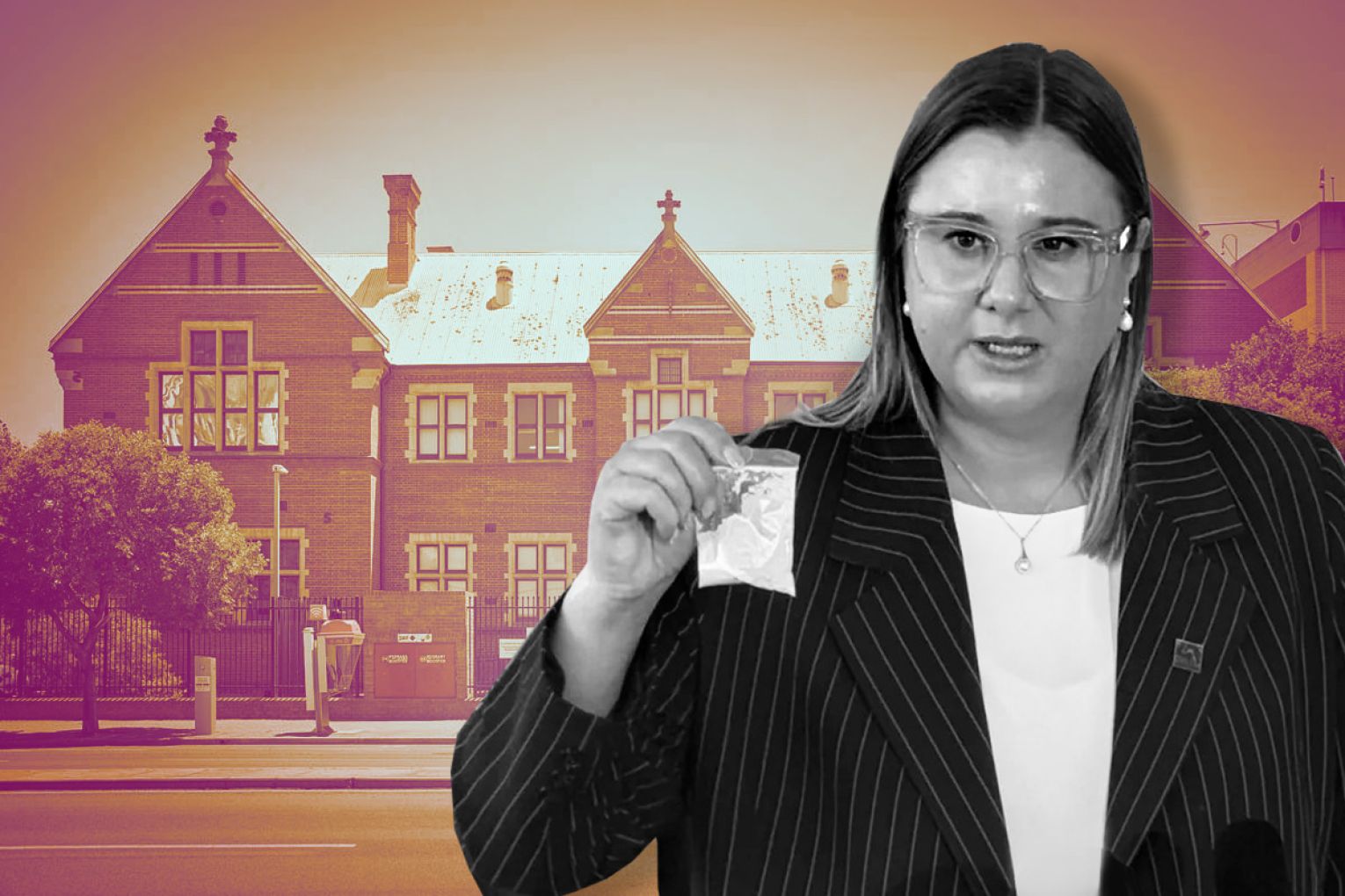 Public Service Association (PSA) general secretary Charlotte Watson. Graphic: James Taylor/InDaily.