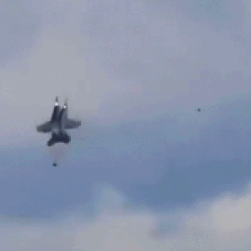 Thumbnail for Miracle escape for crews after navy jets collide