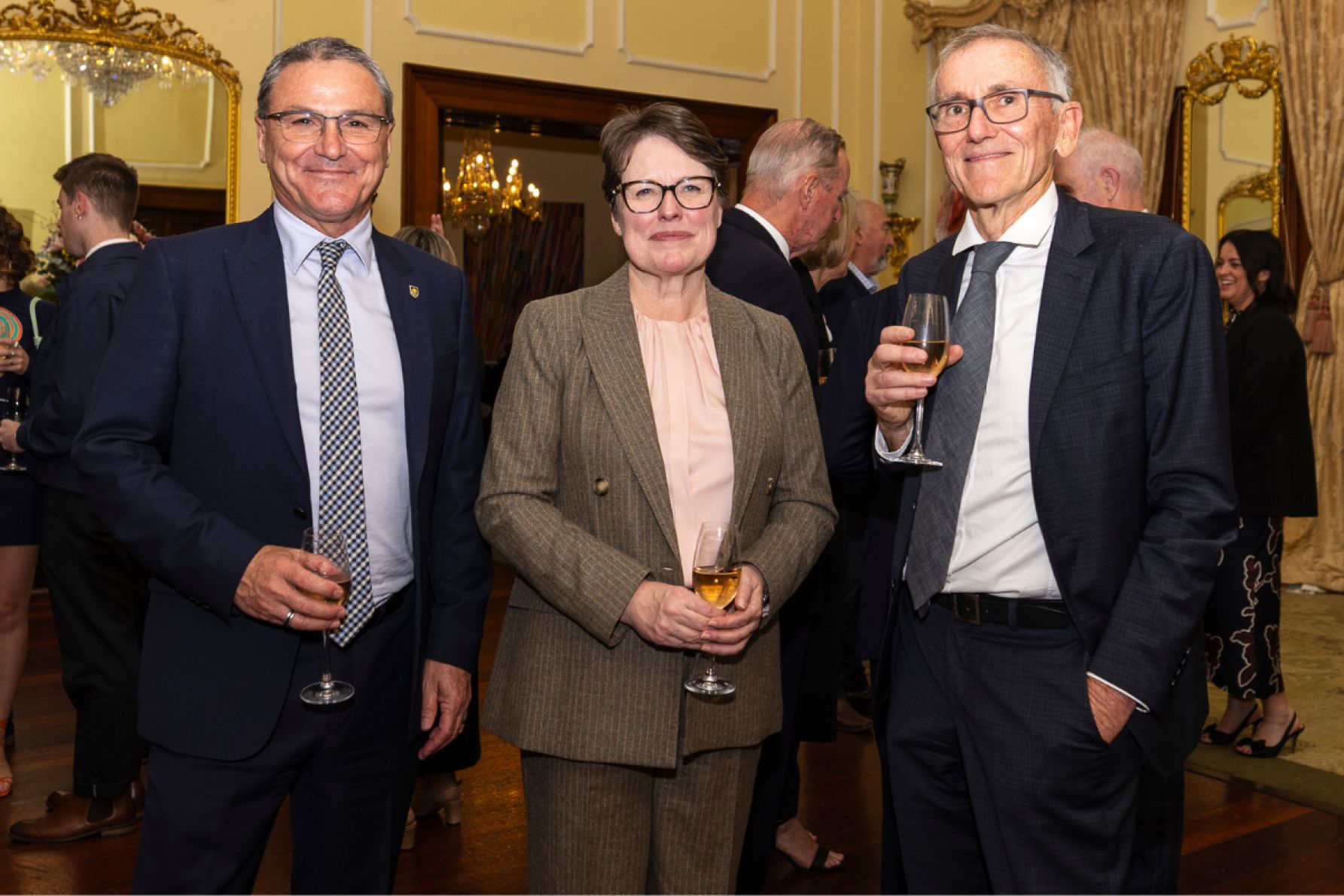 John Hood, Nicola Phillips and 
Michael Gilding