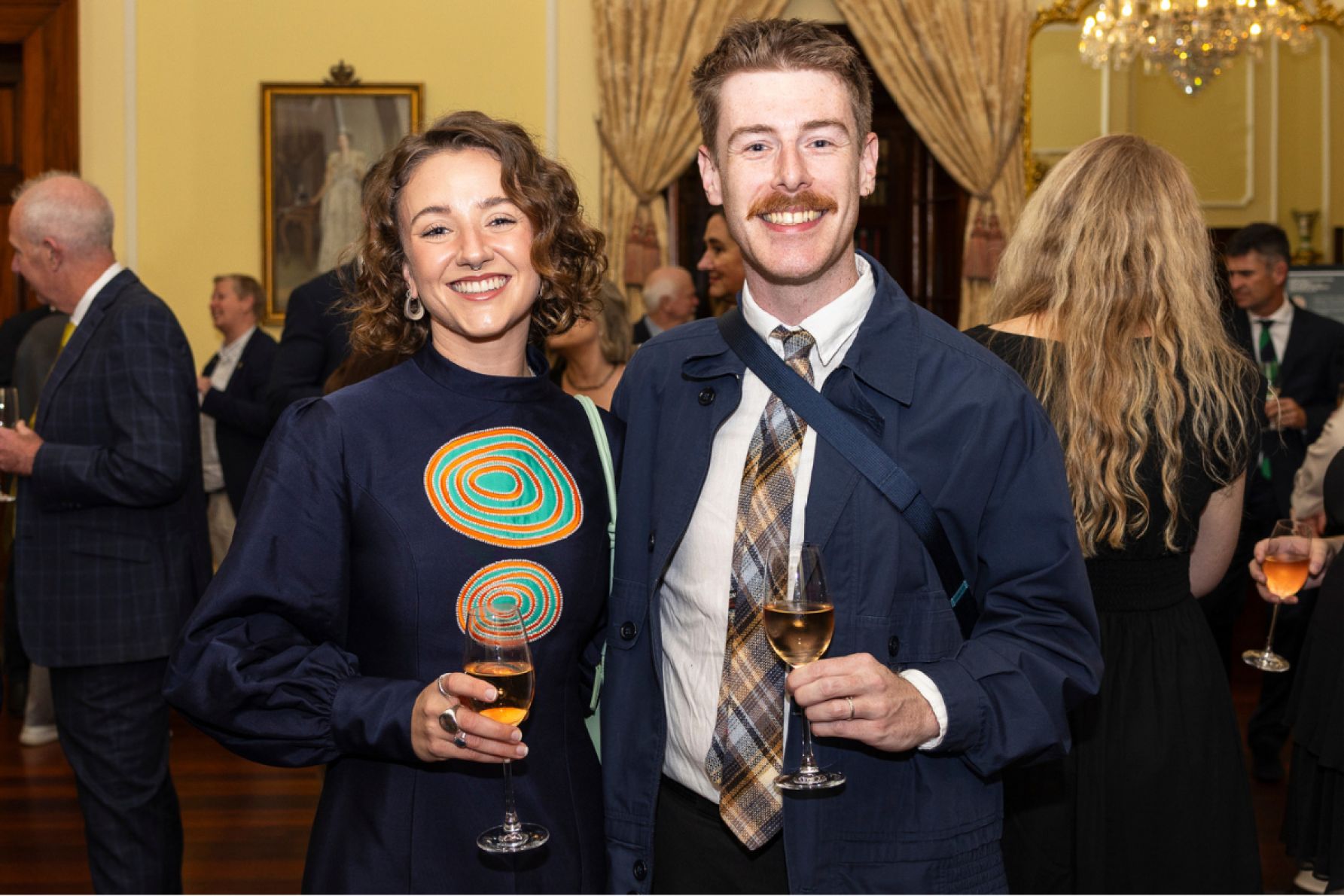 Melissa Pullinger and Connor Reidy
