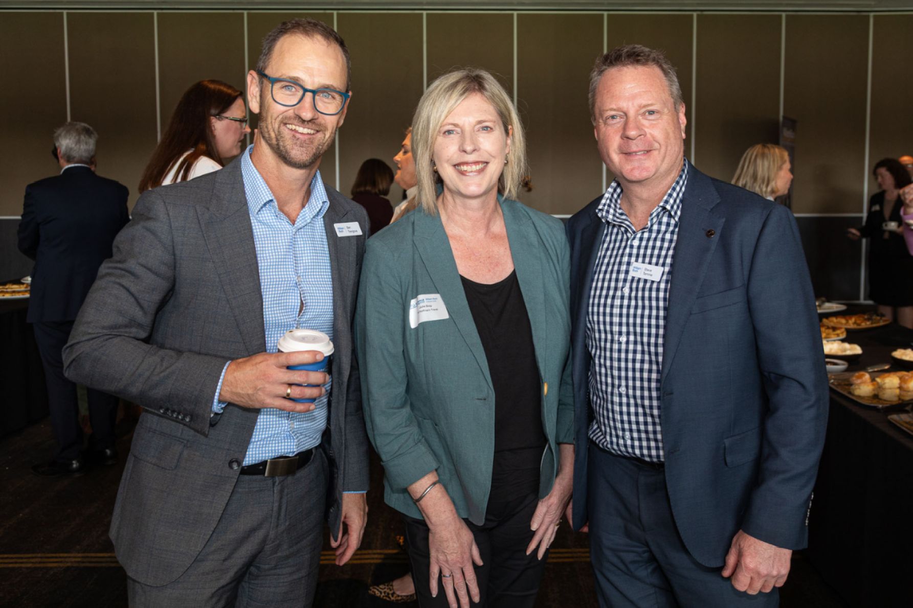 Ben Trengove, Julie Bray and Steve Temme